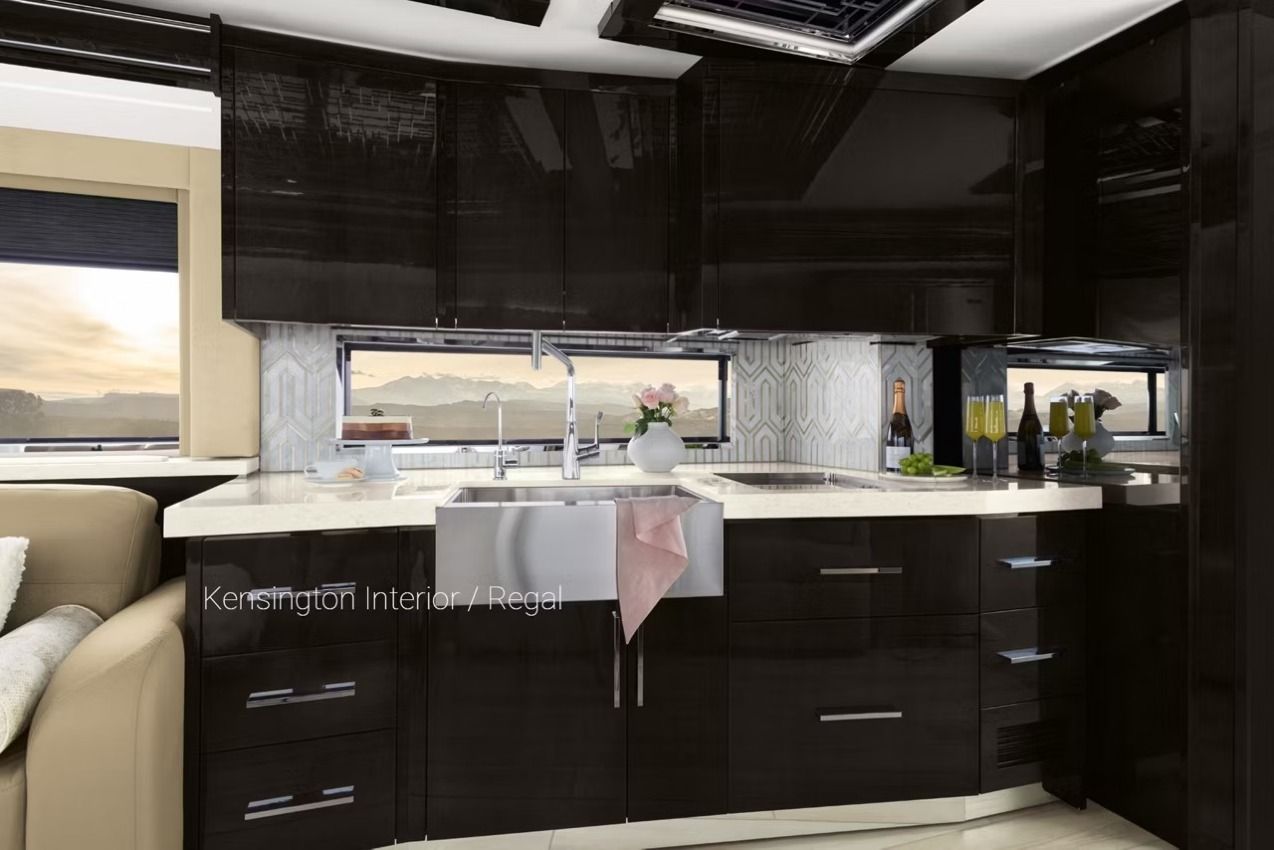 2027 Newmar King Aire sink area