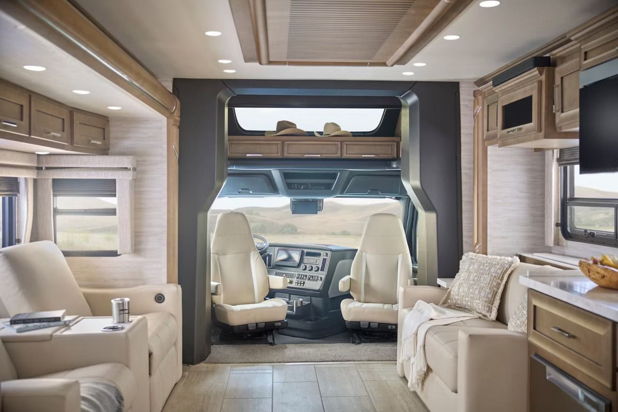 Back to front view inside the Supreme Aire