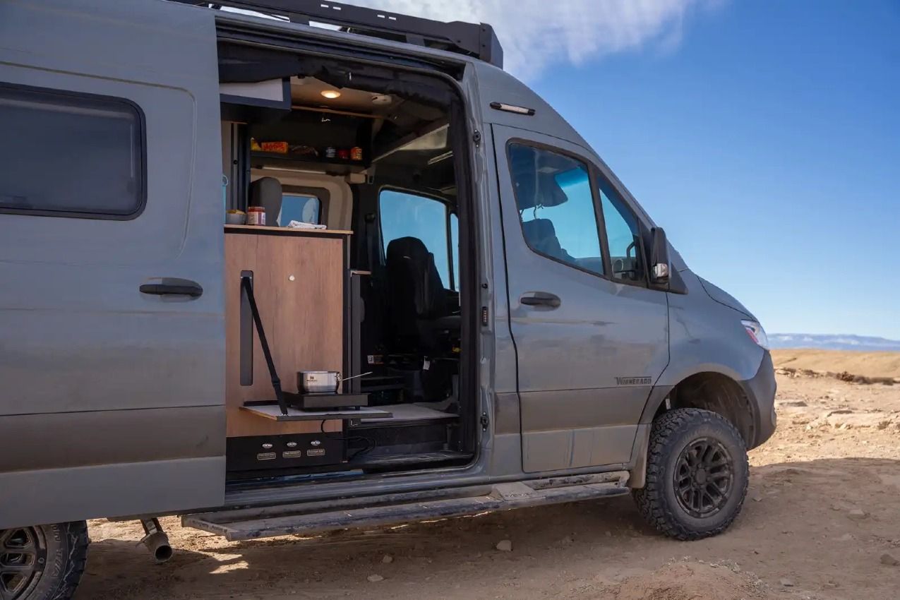 Revel with side door open
