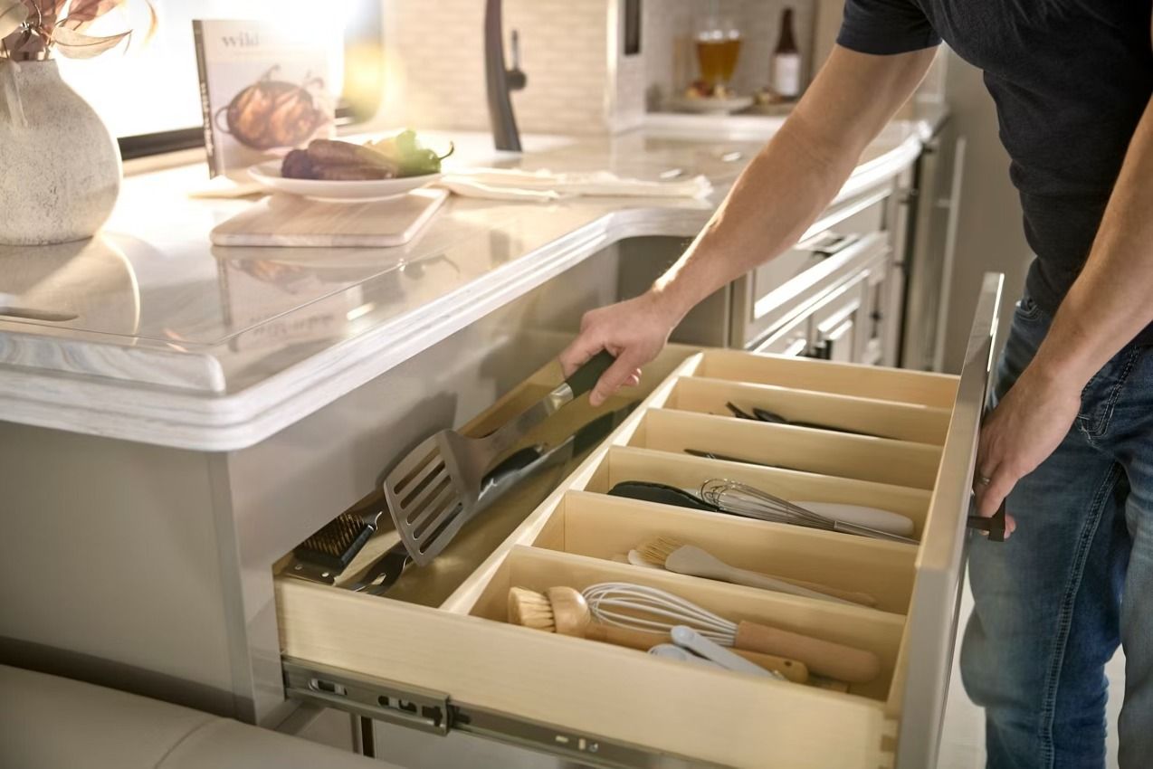 2027 Newmar London Air kitchen  drawer