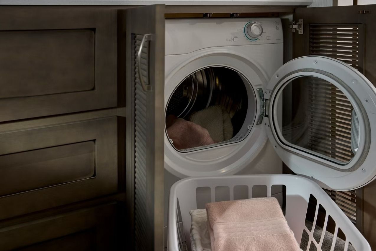 2027 Newmar Grand Star laundry area