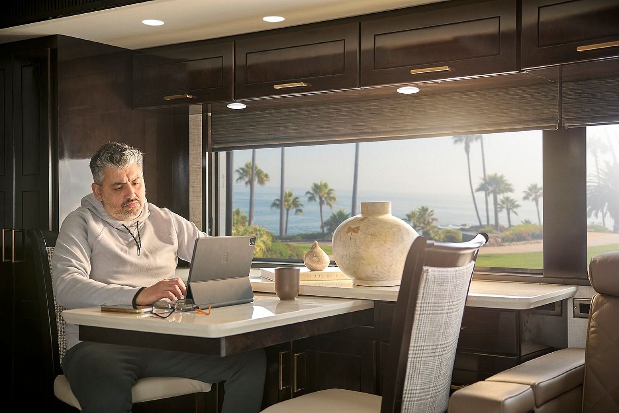 2027 Newmar Essex galley table