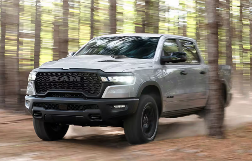 2026 RAM 1500 Big Horn 4x4 Crew Cab on a road