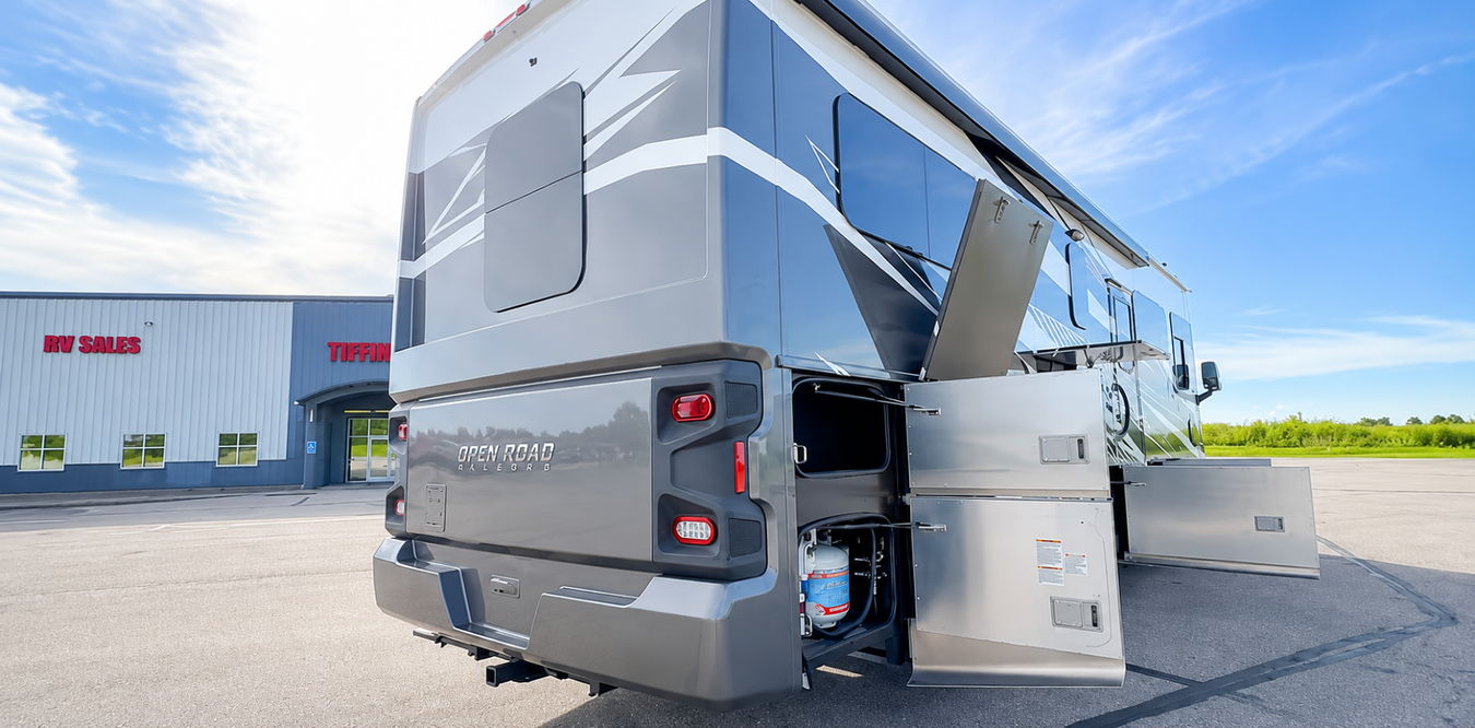 Exterior image of the 2027 Open Road Allegro