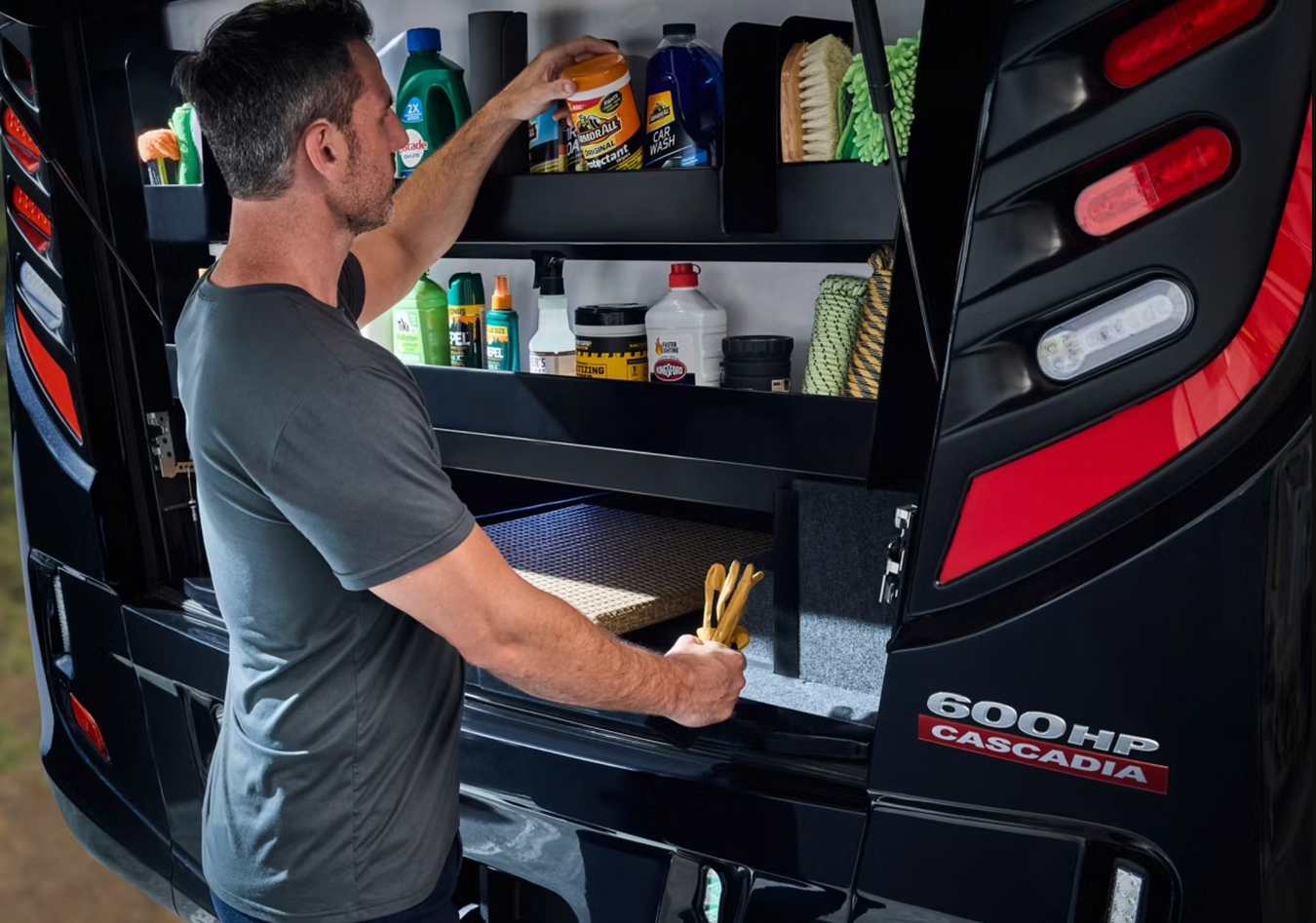 A man stands in front of the 2026 Summit Aire&#039;s exterior