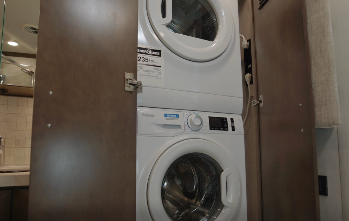 2026 Newmar Mountain Aire washer and dryer