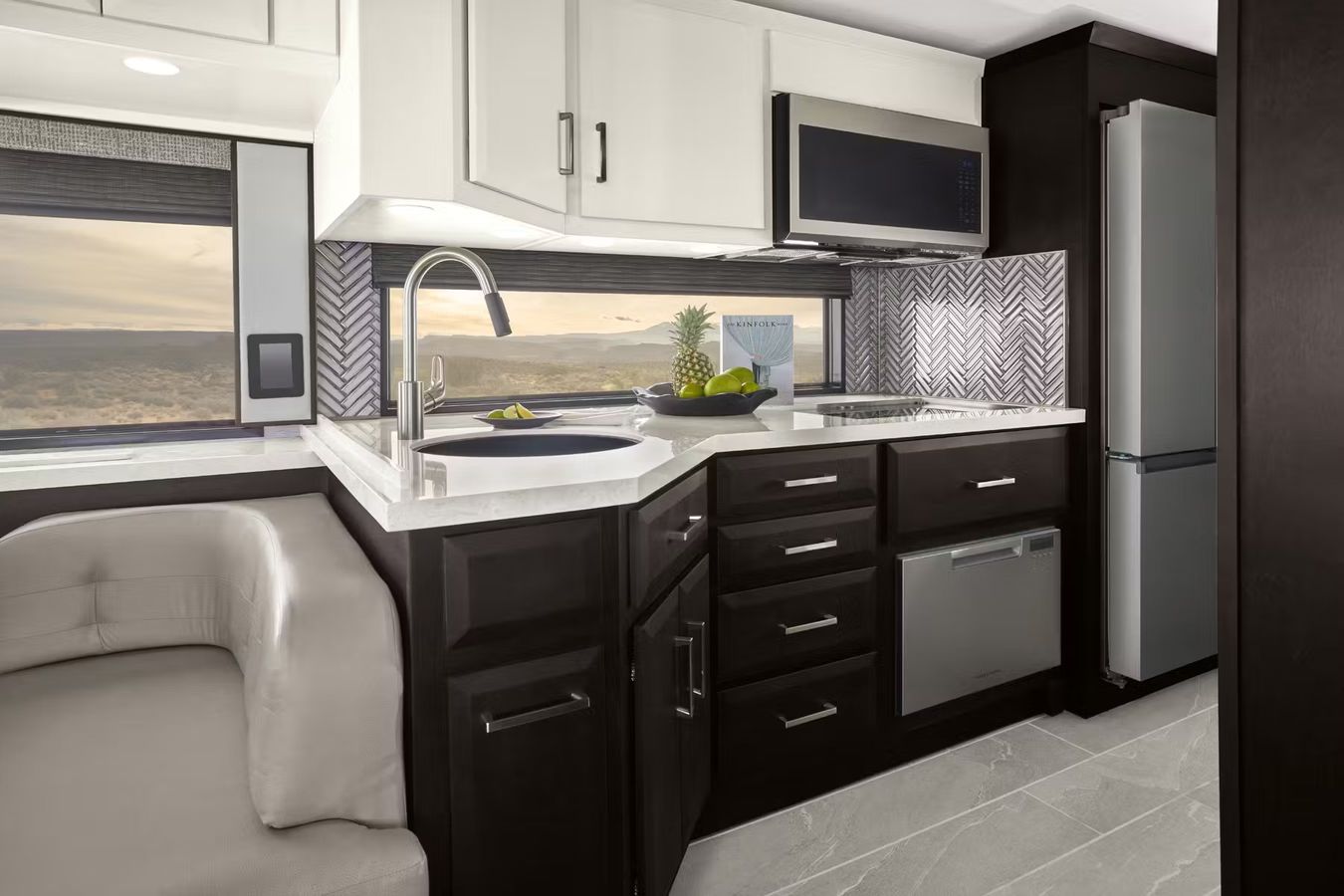 Kitchen inside the 2025 New Aire
