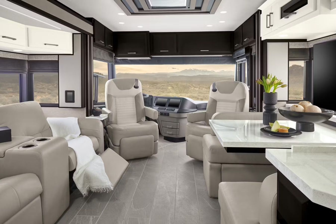 Back to front view inside the 2025 New Aire