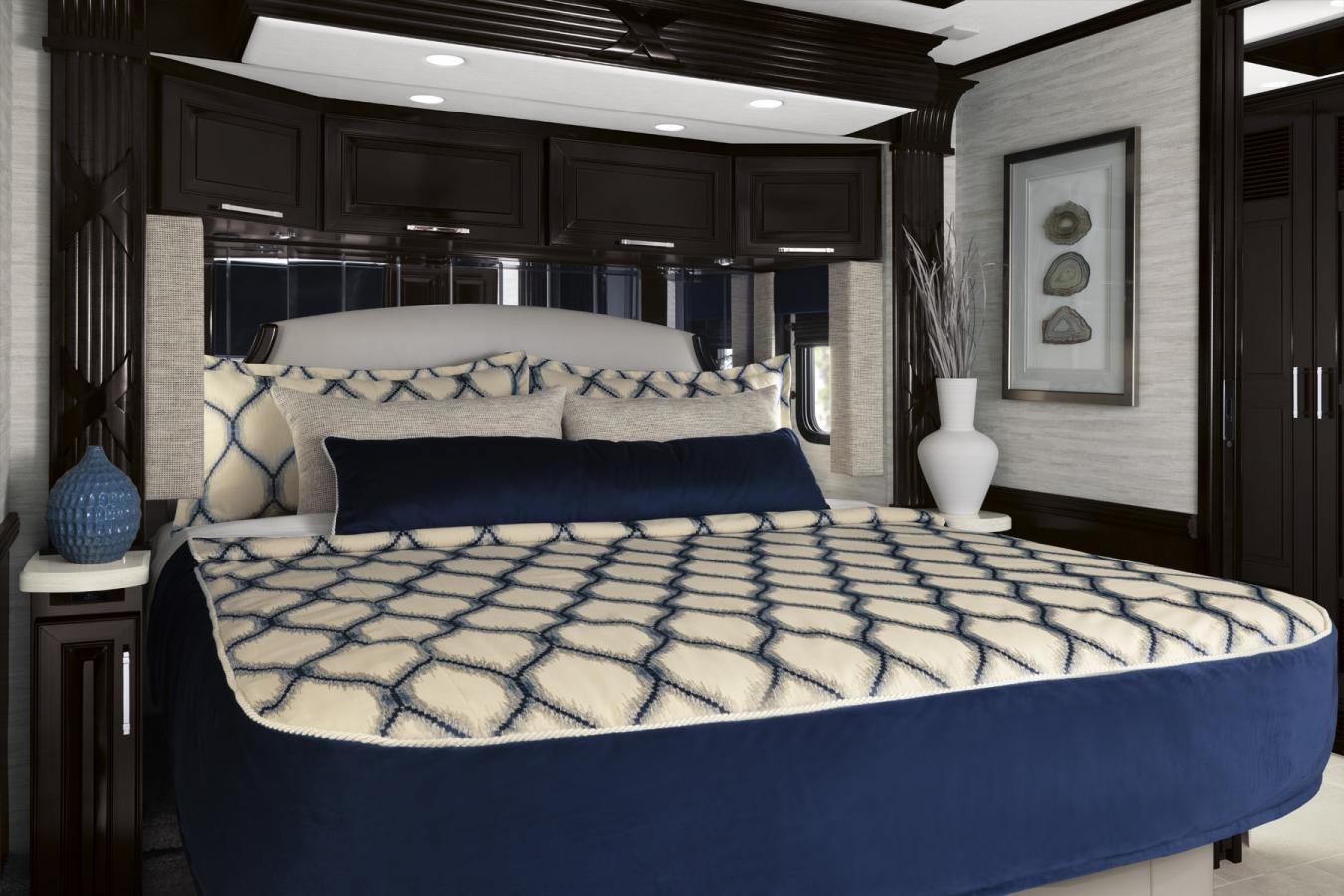 Inside the 2024 Newmar Supreme Aire&#039;s main bedroom