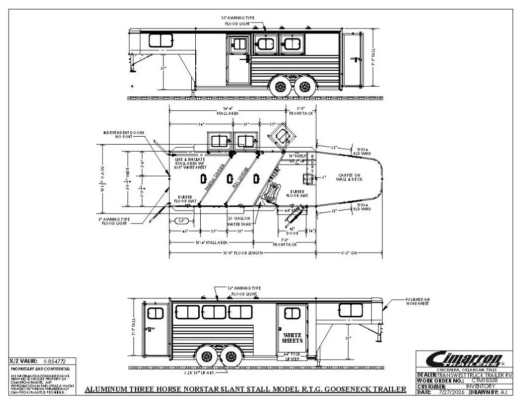 2027 Cimarron Norstar 3HGN 