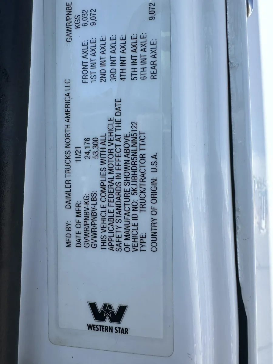 2022 Western Star 5700XE | Photo 22 of 22