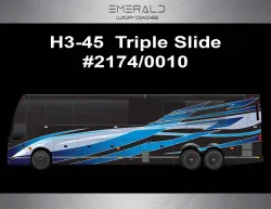 2026 Emerald Luxury Coaches Prevost H3-45 Triple Slide | Thumbnail Photo 1 of 1