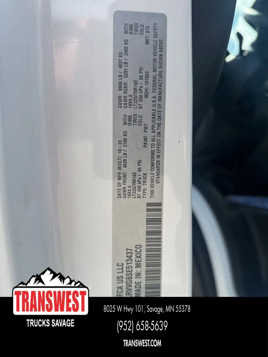 2025 RAM ProMaster 2500 Base | Photo 14 of 15