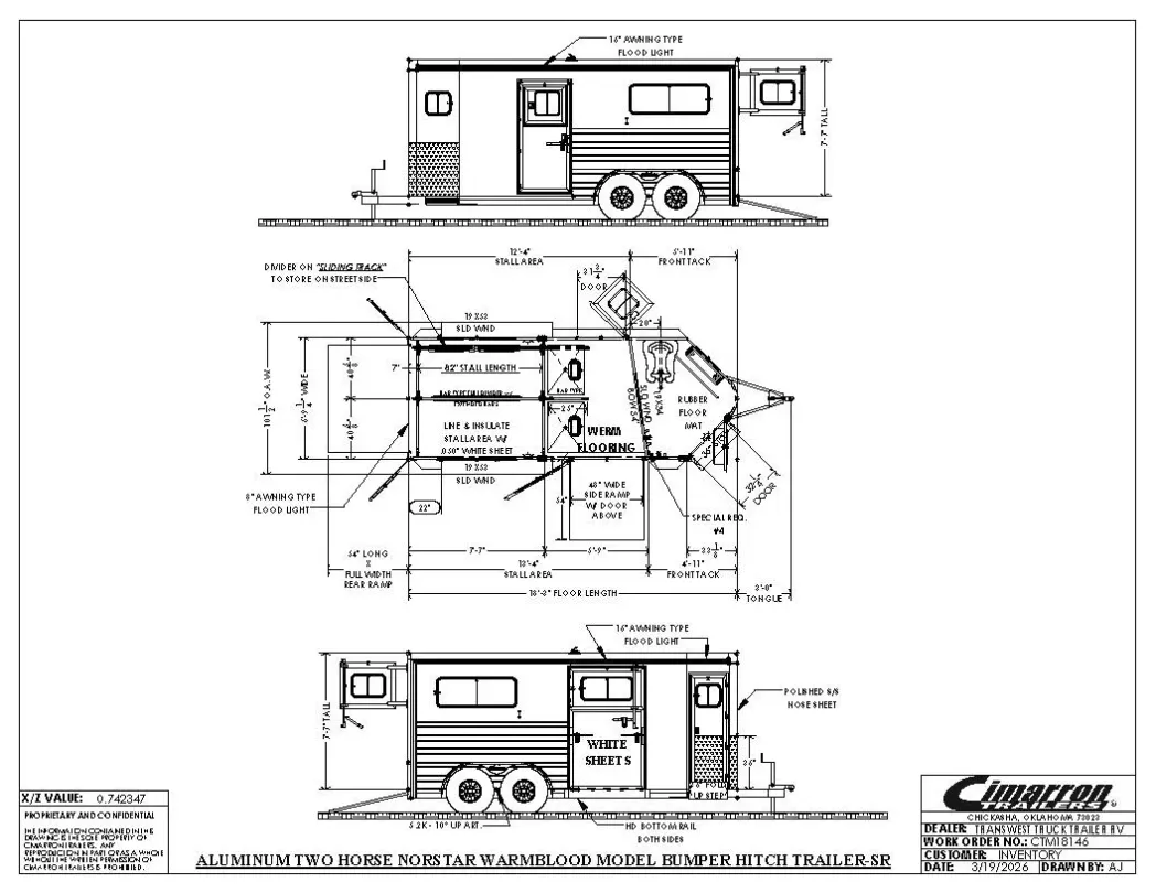 2027 Cimarron Norstar 2HBP 