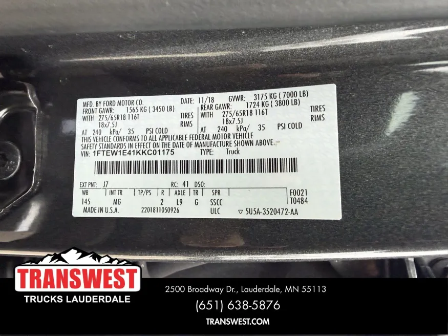 2019 Ford F-150 XLT | Photo 18 of 20