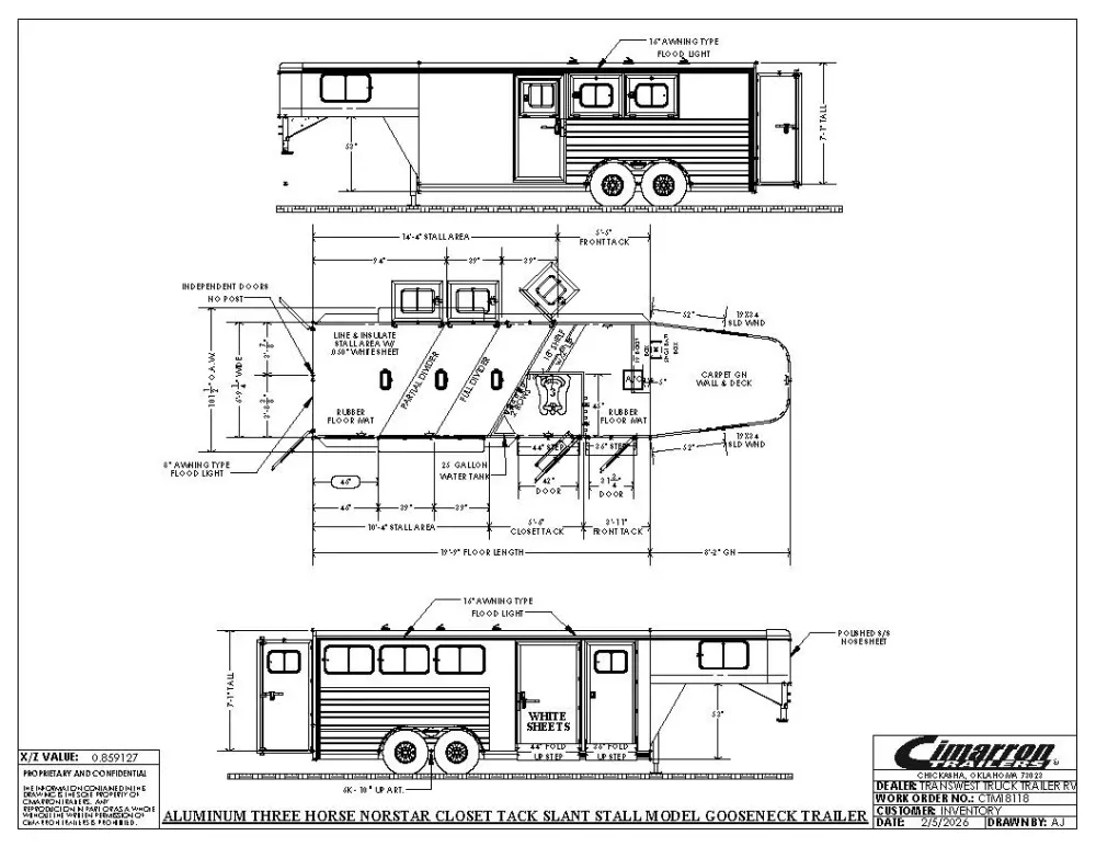 2027 Cimarron Norstar 3HGN