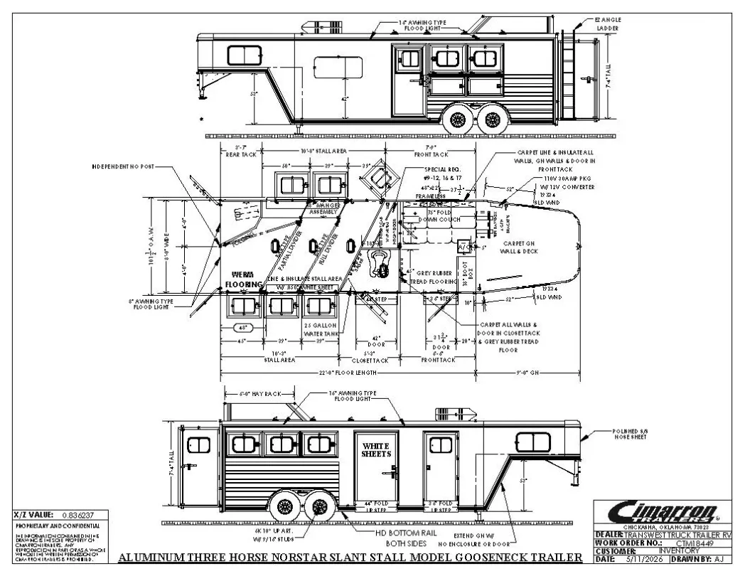 2027 Cimarron Norstar 3HGN 