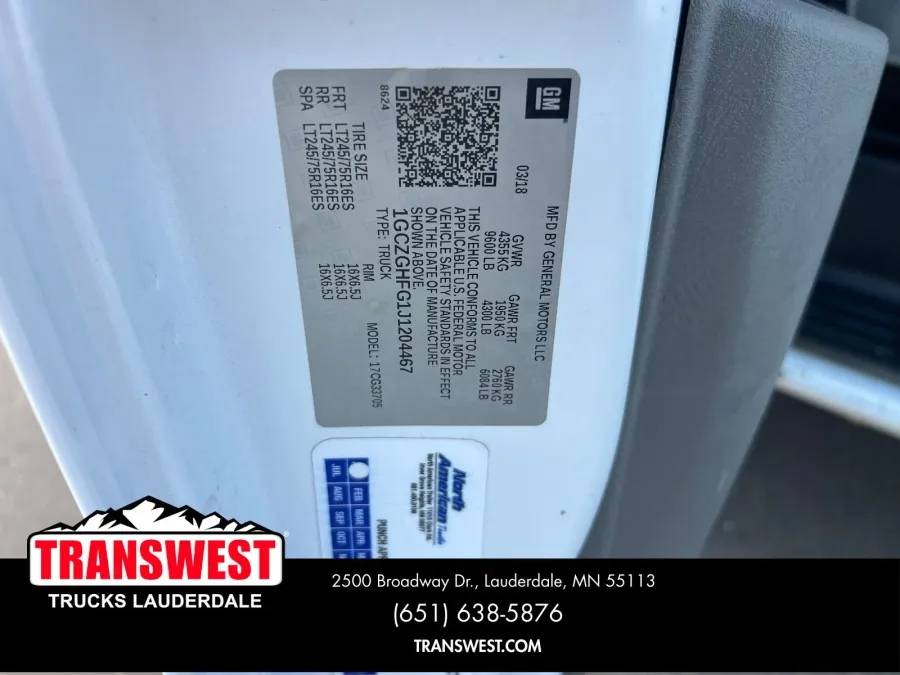 2018 Chevrolet Express 3500 Work Van | Photo 15 of 19