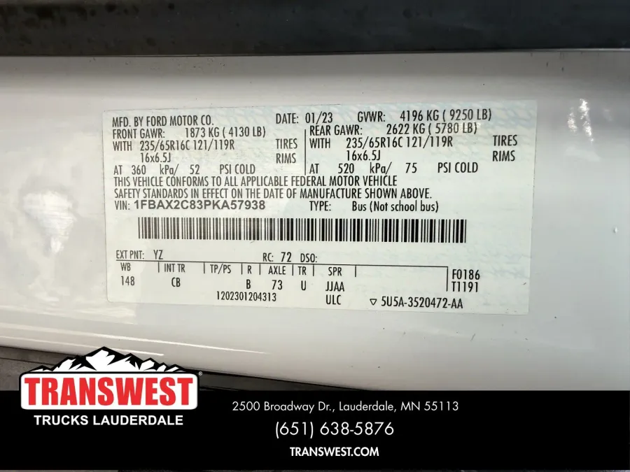 2023 Ford Transit-350 XLT | Photo 19 of 21