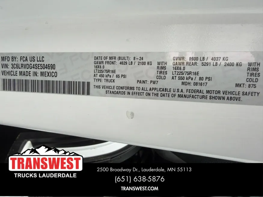 2025 RAM Promaster | Photo 19 of 20