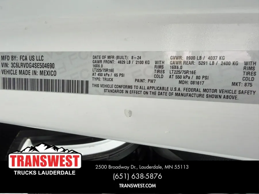 2025 RAM Promaster | Photo 19 of 20