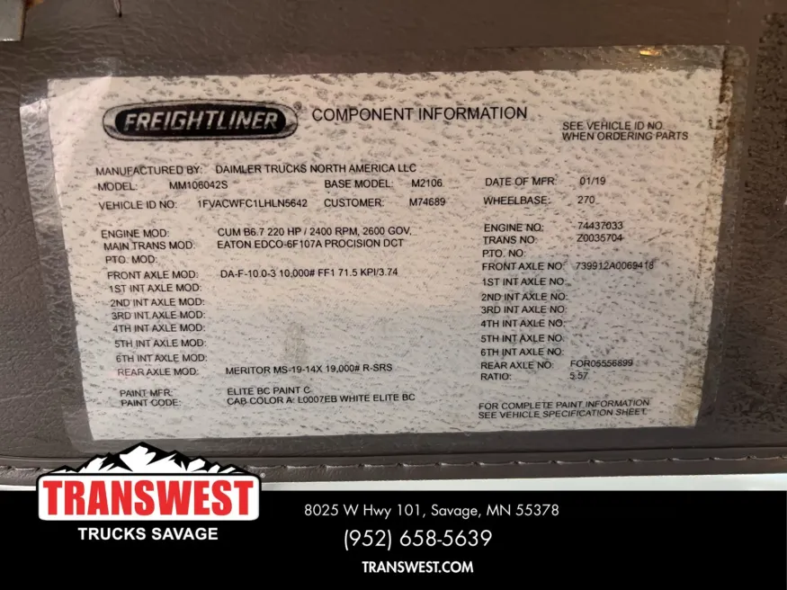 2020 Freightliner M2 106 | Photo 7 of 13