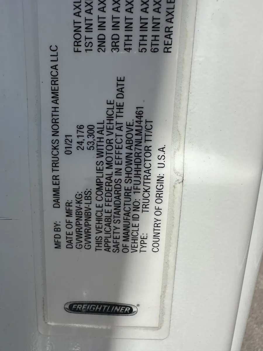 2022 Freightliner Cascadia 126 | Photo 24 of 24