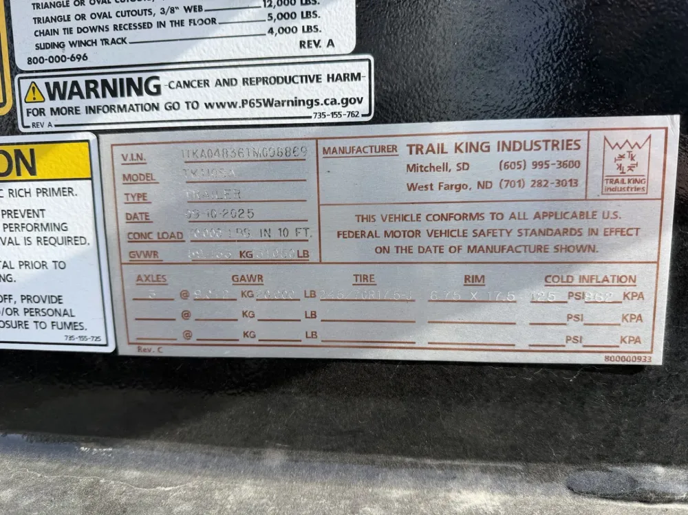 2026 Trail King TK110SA