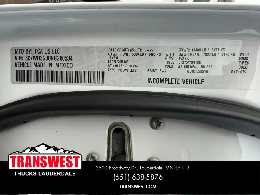 2022 RAM 3500 Tradesman | Photo 19 of 21