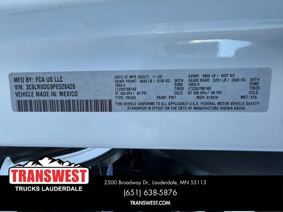 2023 RAM ProMaster 2500 High Roof | Photo 18 of 20
