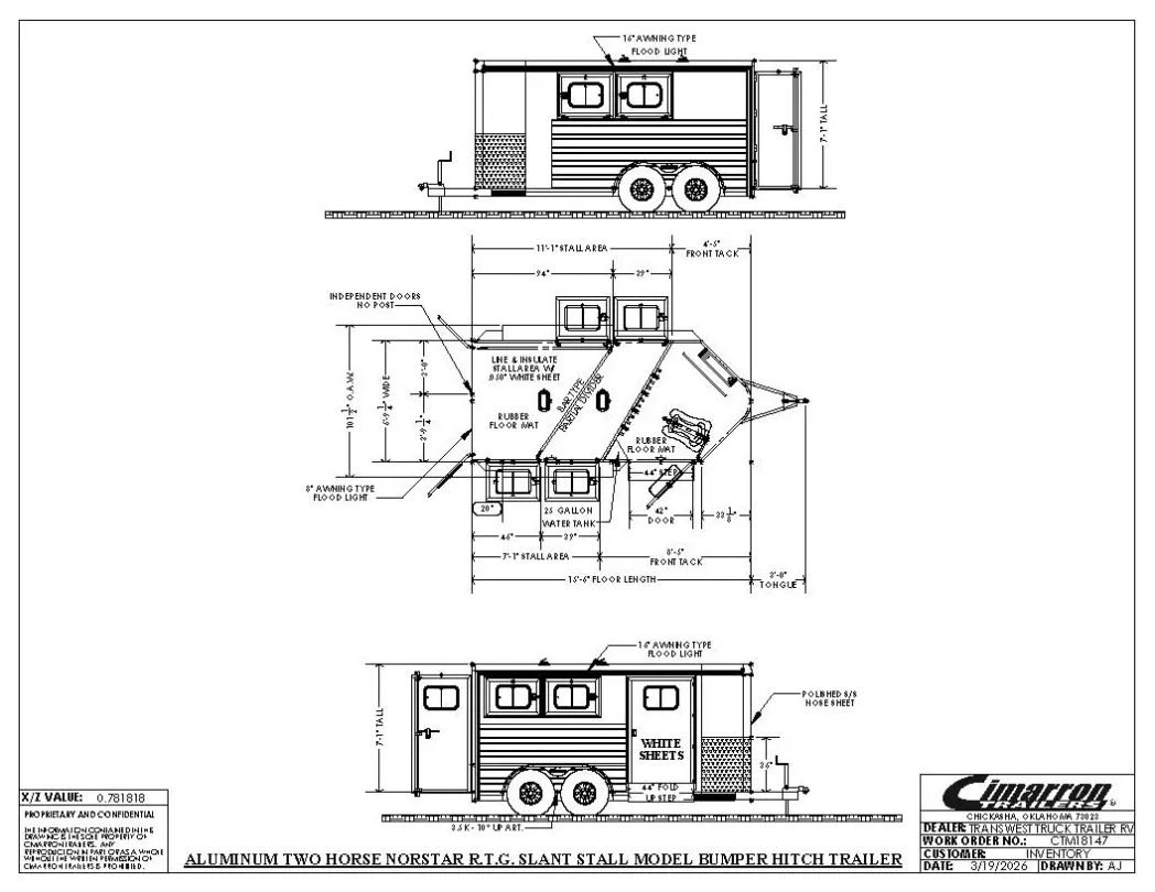 2027 Cimarron Norstar 2HBP 