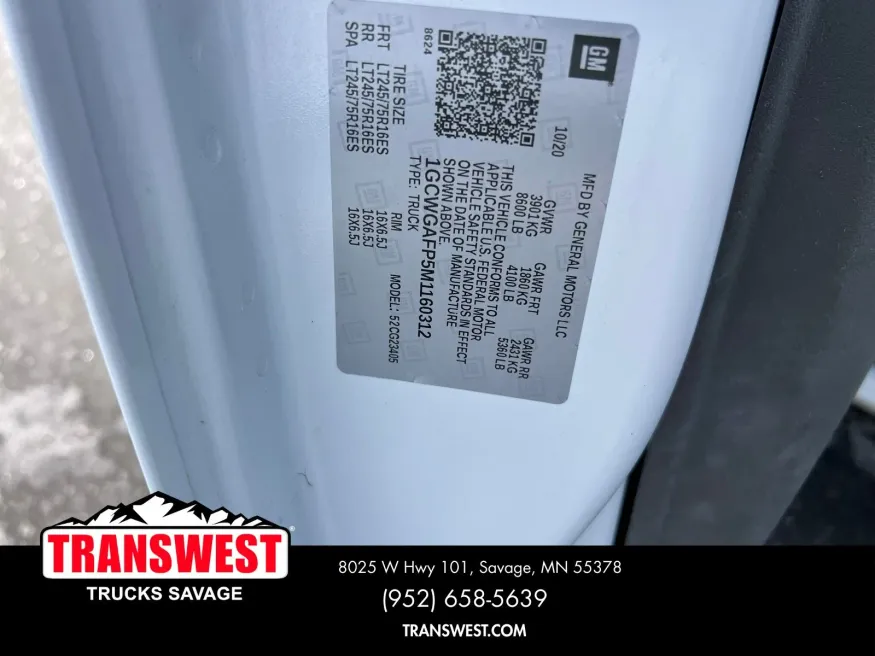 2021 Chevrolet Express 2500 Work Van | Photo 14 of 18