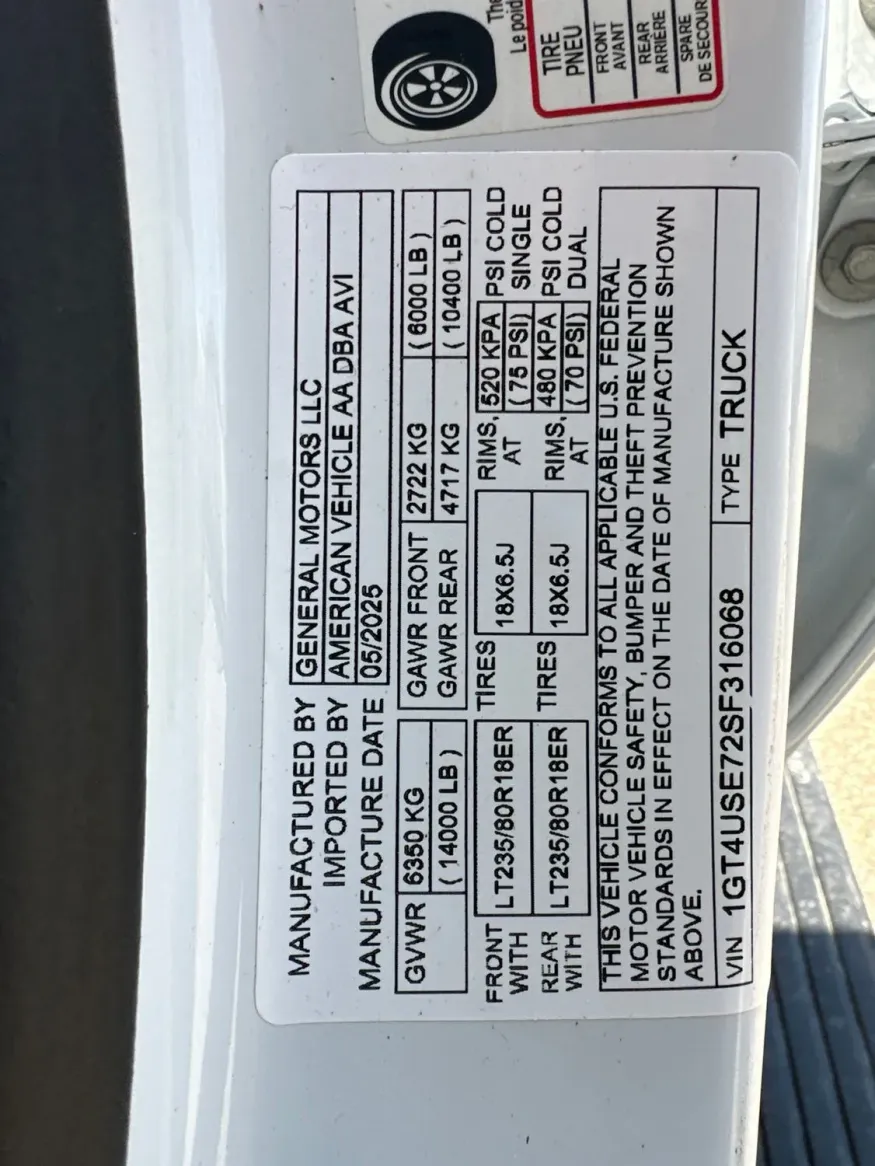 2025 GMC Sierra 3500HD Pro | Photo 15 of 16