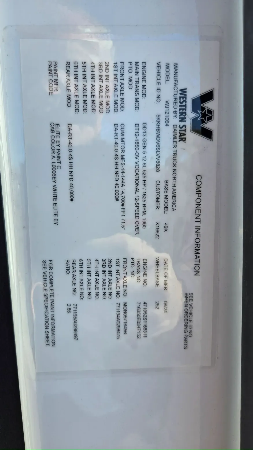 2025 Western Star 49X | Photo 43 of 44