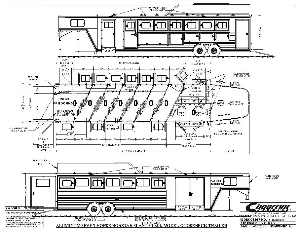 2027 Cimarron Norstar 7hgn 