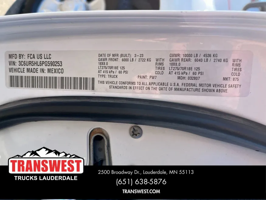 2023 RAM 2500 Tradesman | Photo 19 of 20