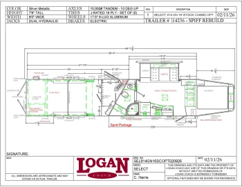 2026 Logan Coach 814 StockCombo