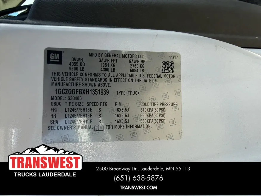 2017 Chevrolet Express 3500 Work Van | Photo 18 of 20