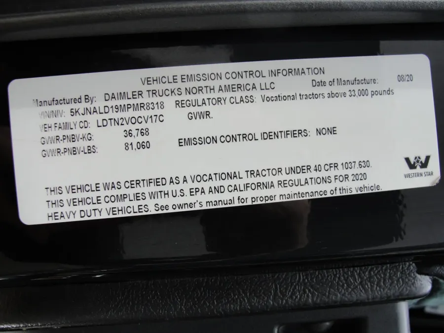 2021 Western Star 4900SA | Photo 15 of 24