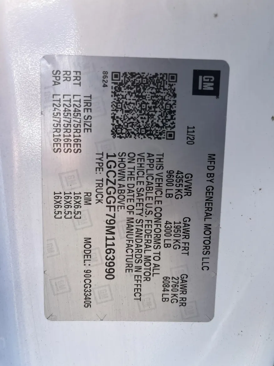 2021 Chevrolet Express 3500 | Photo 21 of 22