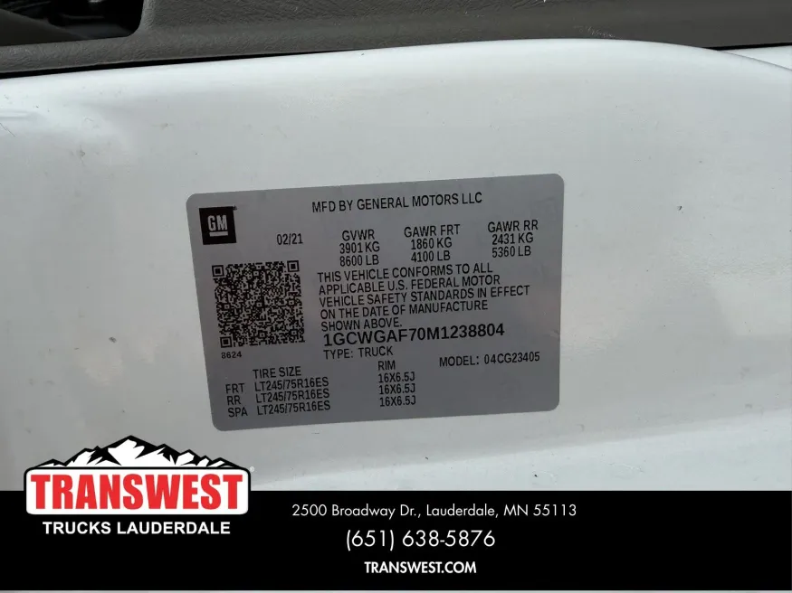 2021 Chevrolet Express | Photo 18 of 20