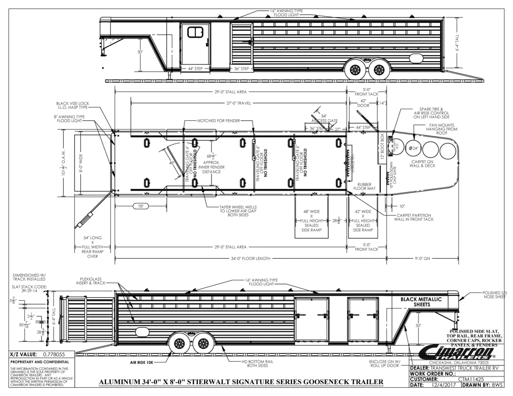 2018 Cimarron Stierwalt Signature Series Stock 