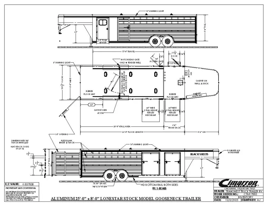 2027 Cimarron Lonestar Stock | Photo 1 of 1