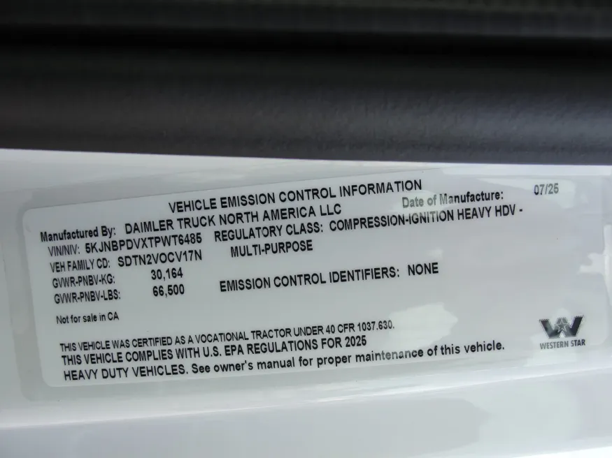 2026 Western Star 47X | Photo 12 of 13