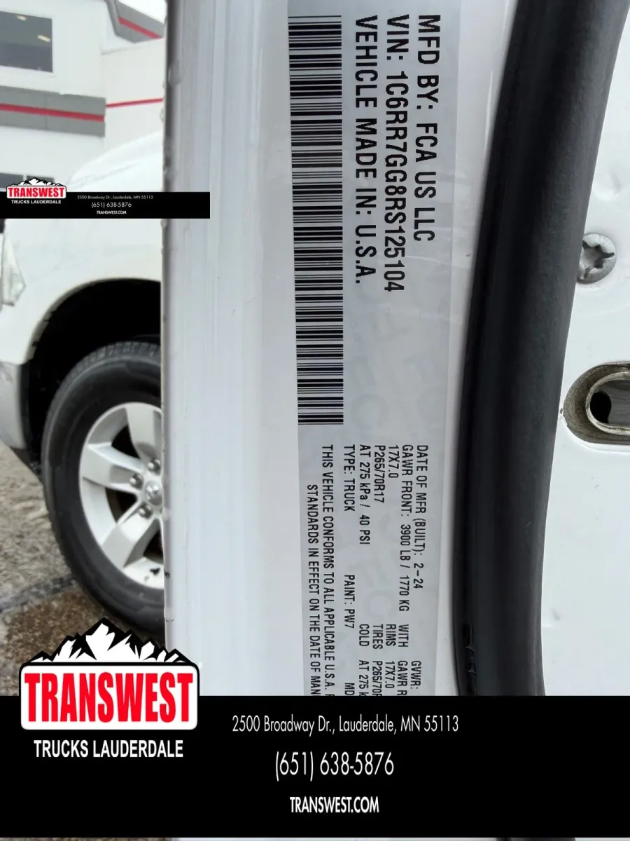 2024 RAM 1500 Classic SLT | Photo 20 of 21