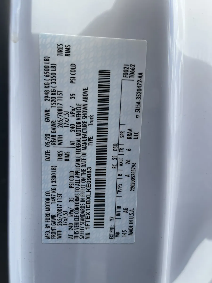 2020 Ford F150 | Photo 19 of 20