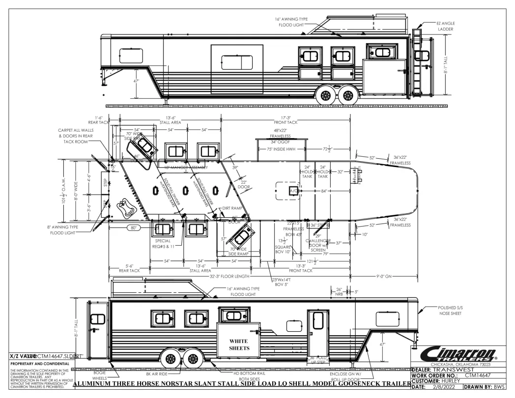 2023 Cimarron Norstar 3HLQ 