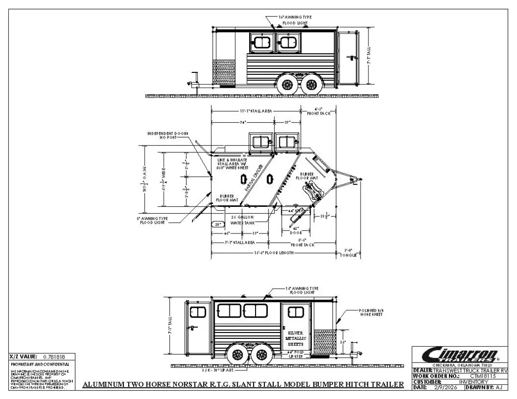 2027 Cimarron Norstar 2HBP 