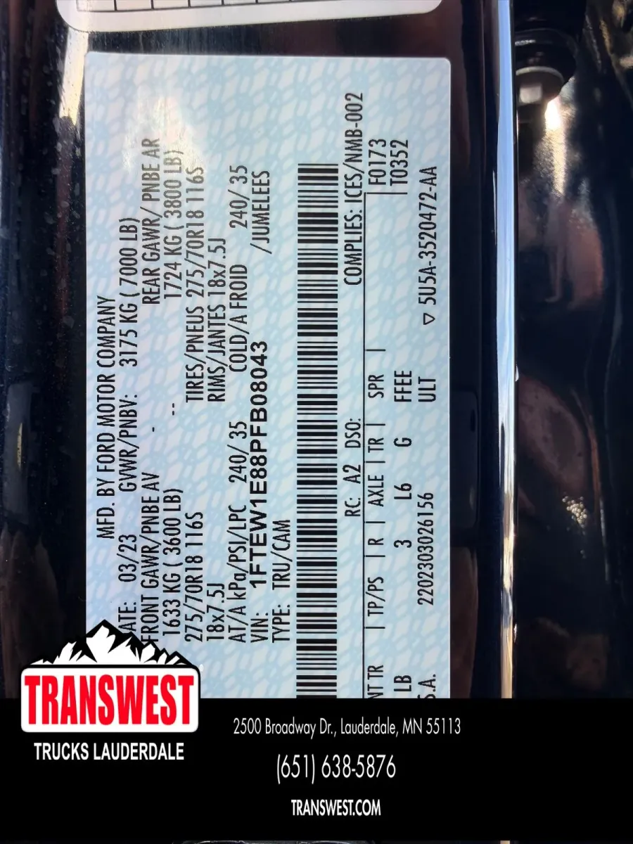 2023 Ford F-150 TREMOR | Photo 20 of 21