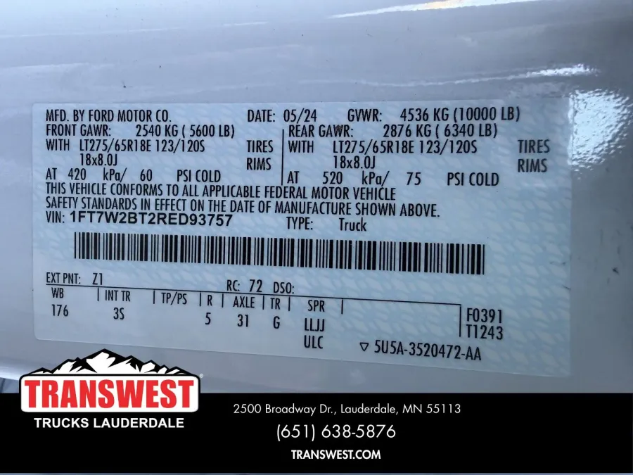 2024 Ford Super Duty F-250 XLT | Photo 21 of 22